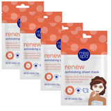 Renew Exfoliating Sheet Mask 4 Pack