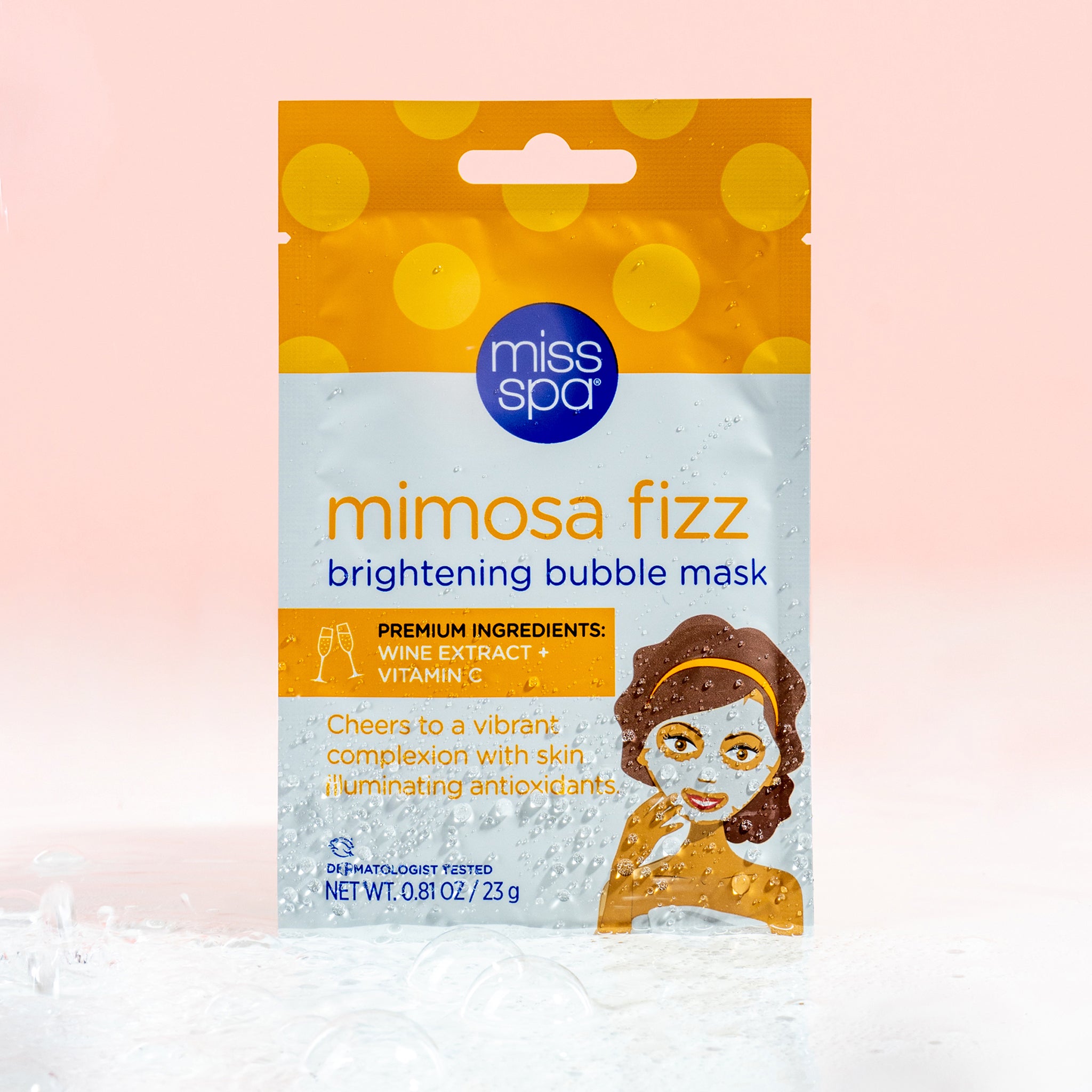 Mimosa Fizz Brightening Bubble Mask 4 Pack