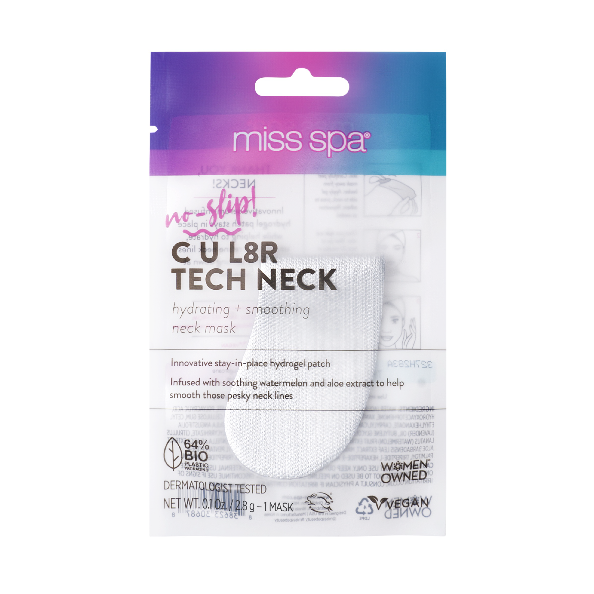 hydrating smoothing neck mask