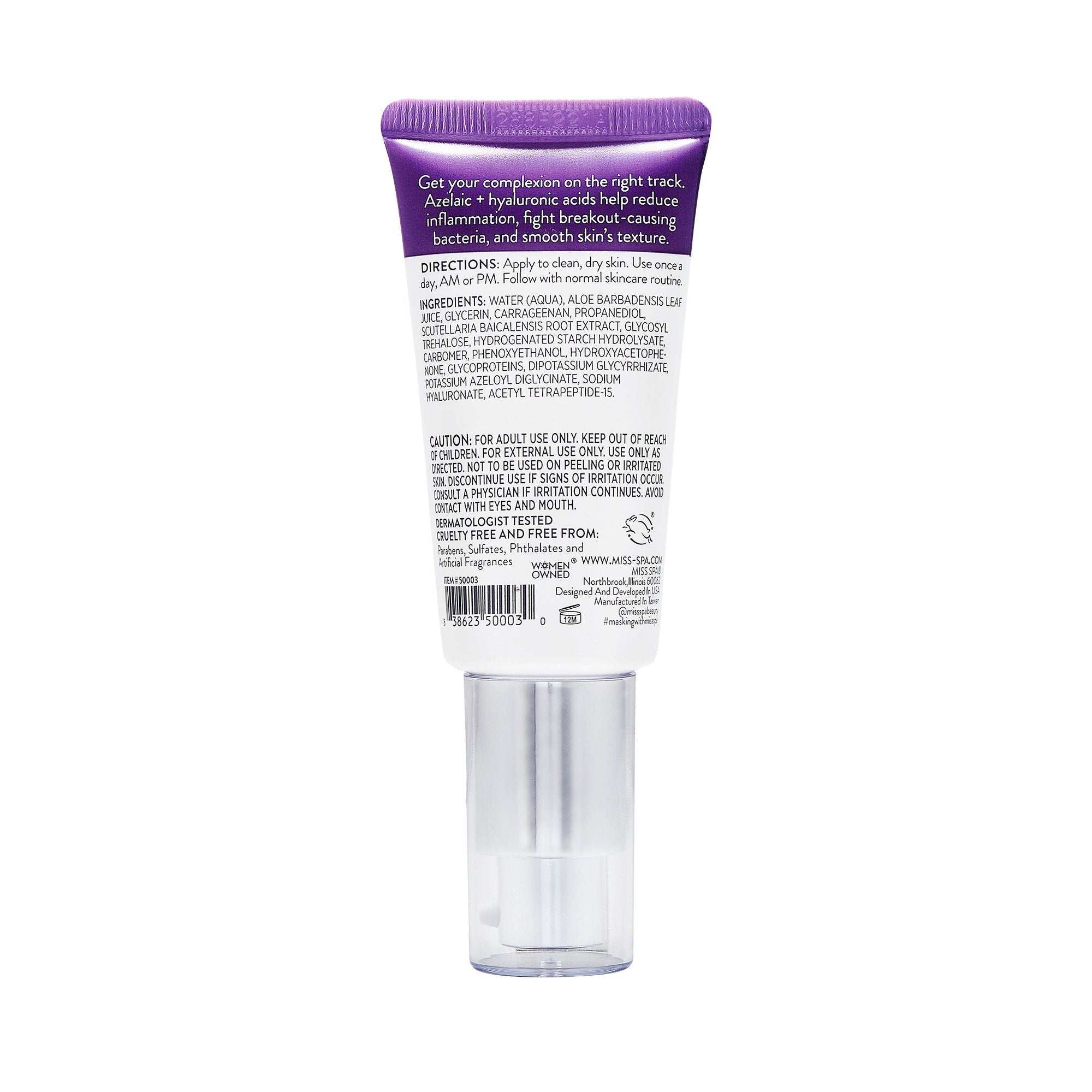 Miss Spa Skin Care Coarse Correct Back Image